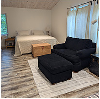 studio sleeping area